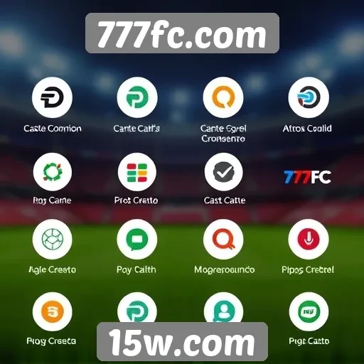 Métodos de pagamento aceitos no 777fc.com